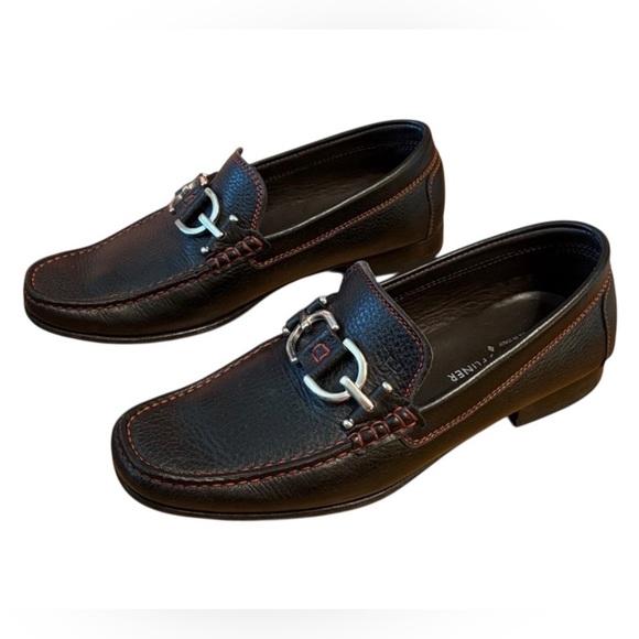 Donald Pliner Dacio Italian Leather Bit Loafer Black Size 7 main image 10